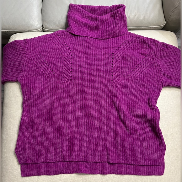 NWT - Fat Face Women’s Wool Blended Ribbed Knit Turtleneck Sweater - US 6/M - Picture 8 of 15